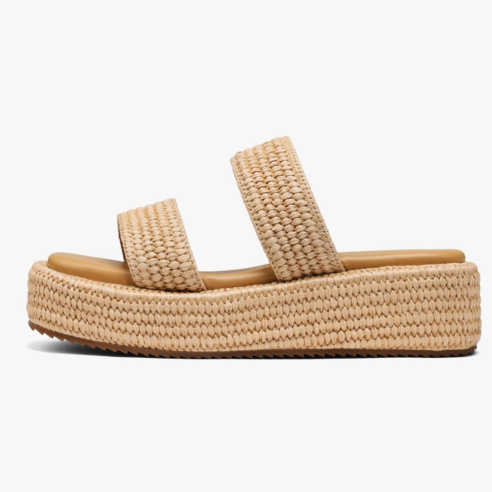Women's Tan Platform Sandals
